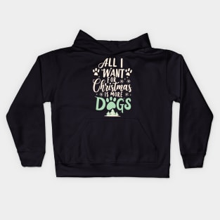 All I Want For Christmas Is A Home for every Shelter Dog Kids Hoodie